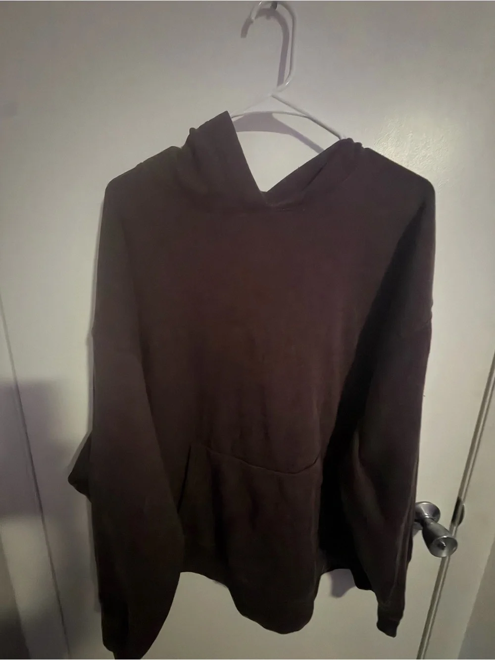 PINK Victoria's Secret Men's Brown Hooded Pullover Sweater